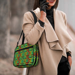 Rasta Striped Pattern Print Double Strap Bible Bag