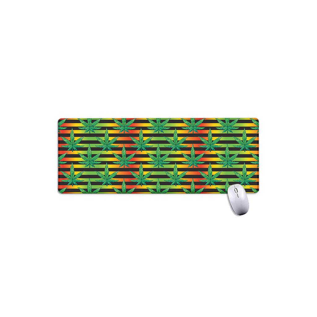 Rasta Striped Pattern Print Extended Mouse Pad