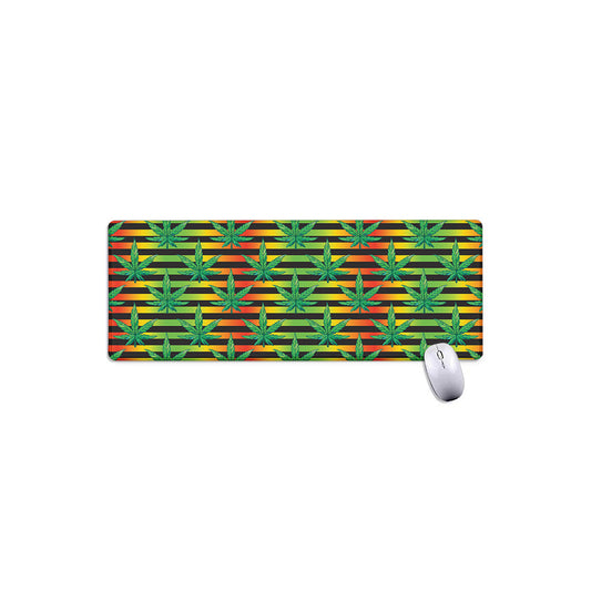 Rasta Striped Pattern Print Extended Mouse Pad
