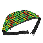 Rasta Striped Pattern Print Fanny Pack