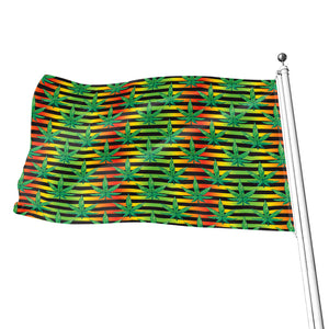 Rasta Striped Pattern Print Flag