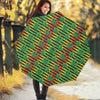 Rasta Striped Pattern Print Foldable Umbrella