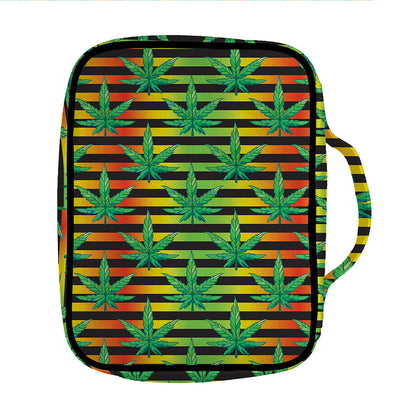 Rasta Striped Pattern Print Front Pocket Bible Bag