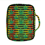 Rasta Striped Pattern Print Front Pocket Bible Bag