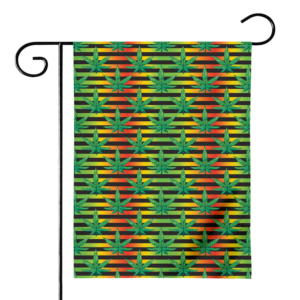 Rasta Striped Pattern Print House Flag