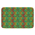 Rasta Striped Pattern Print Indoor Door Mat