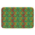 Rasta Striped Pattern Print Indoor Door Mat