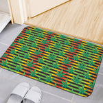 Rasta Striped Pattern Print Indoor Door Mat