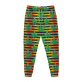 Rasta Striped Pattern Print Jogger Pants