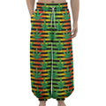 Rasta Striped Pattern Print Lantern Pants