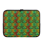 Rasta Striped Pattern Print Laptop Sleeve