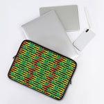 Rasta Striped Pattern Print Laptop Sleeve