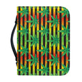 Rasta Striped Pattern Print Leather Bible Cover