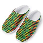 Rasta Striped Pattern Print Mesh Casual Shoes