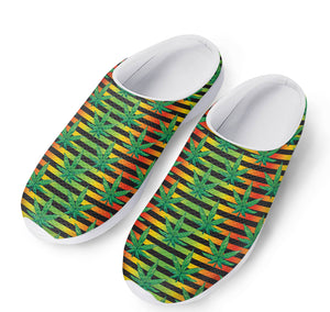 Rasta Striped Pattern Print Mesh Casual Shoes