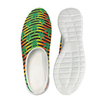 Rasta Striped Pattern Print Mesh Casual Shoes