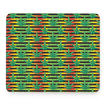 Rasta Striped Pattern Print Mouse Pad