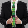 Rasta Striped Pattern Print Necktie