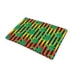 Rasta Striped Pattern Print Pet Cooling Mat Cover