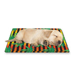 Rasta Striped Pattern Print Pet Cooling Mat Cover