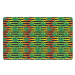 Rasta Striped Pattern Print Polyester Doormat
