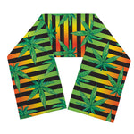 Rasta Striped Pattern Print Scarf