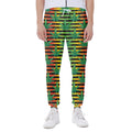 Rasta Striped Pattern Print Joggers
