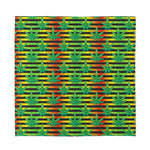 Rasta Striped Pattern Print Silk Bandana