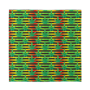 Rasta Striped Pattern Print Silk Bandana