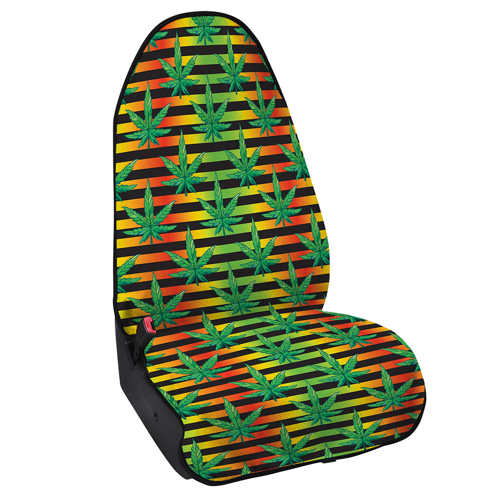Rasta Striped Pattern Print Waterproof Car Seat Cover