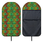Rasta Striped Pattern Print Waterproof Car Seat Cover
