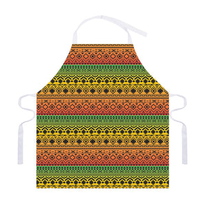 Rasta Tribal Pattern Print Adjustable Apron