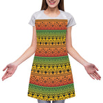 Rasta Tribal Pattern Print Adjustable Apron