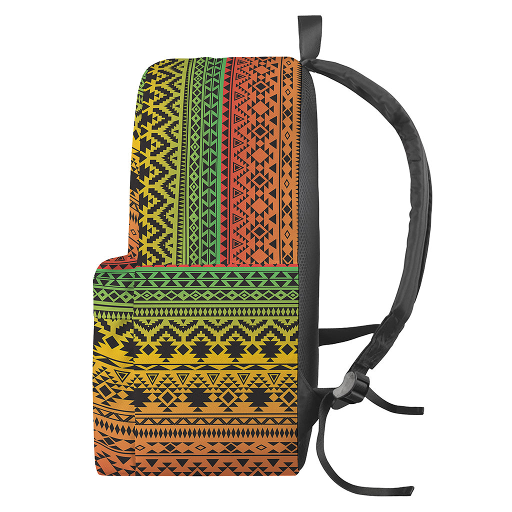 Rasta Tribal Pattern Print Backpack