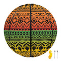 Rasta Tribal Pattern Print Basketball