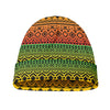 Rasta Tribal Pattern Print Beanie