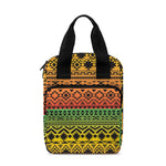 Rasta Tribal Pattern Print Bible Tote Bag