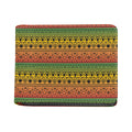 Rasta Tribal Pattern Print Bifold Wallet