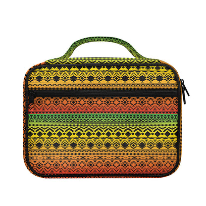 Rasta Tribal Pattern Print Briefcase Bible Bag