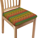 Rasta Tribal Pattern Print Chair Cushion Cover