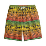 Rasta Tribal Pattern Print Cotton Shorts