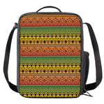 Rasta Tribal Pattern Print Crossbody Lunch Bag
