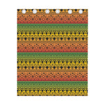 Rasta Tribal Pattern Print Curtain