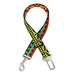 Rasta Tribal Pattern Print Dog Seat Belt