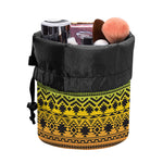 Rasta Tribal Pattern Print Drawstring Makeup Bag