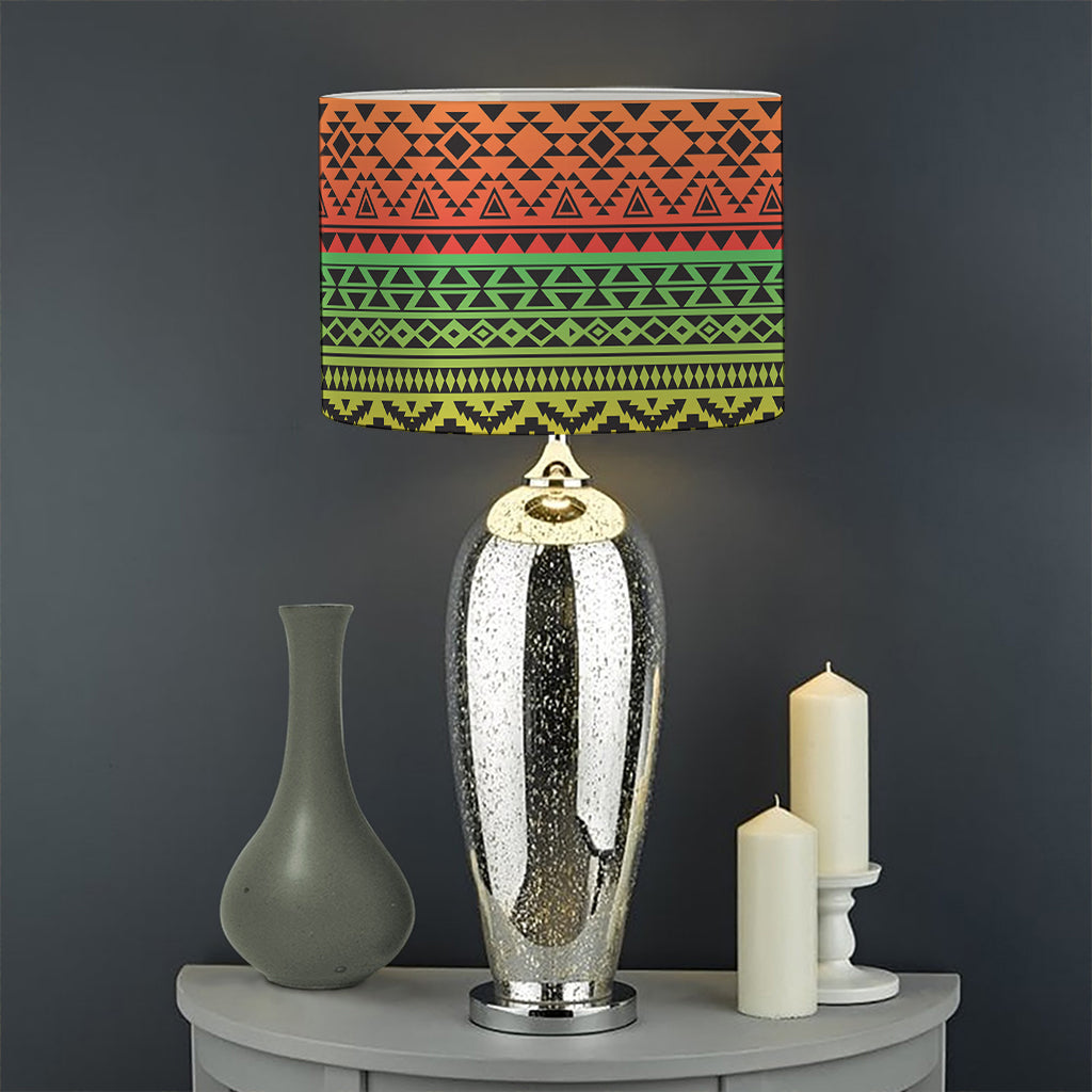 Rasta Tribal Pattern Print Drum Lamp Shade