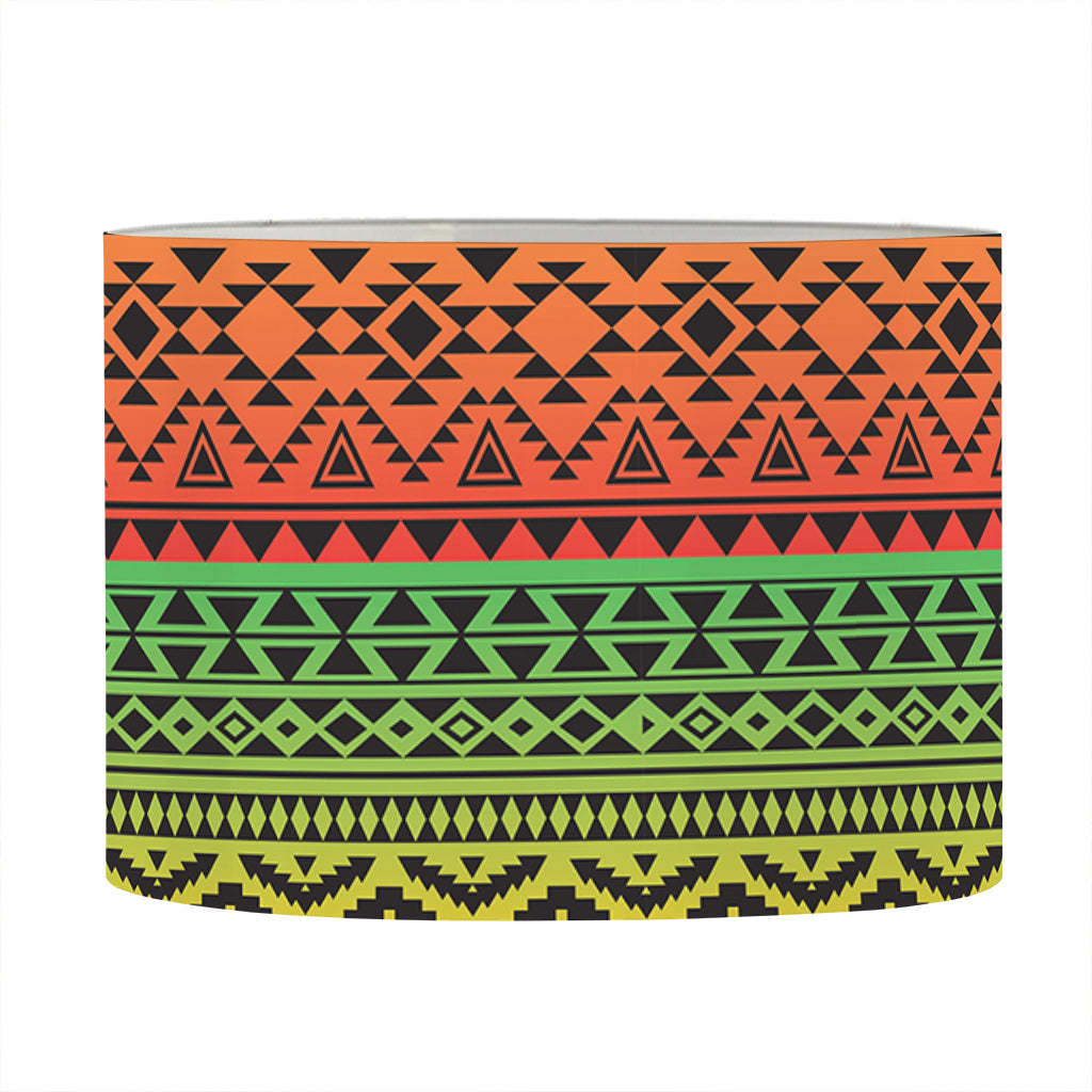 Rasta Tribal Pattern Print Drum Lamp Shade