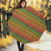 Rasta Tribal Pattern Print Foldable Umbrella