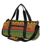 Rasta Tribal Pattern Print Gym Bag