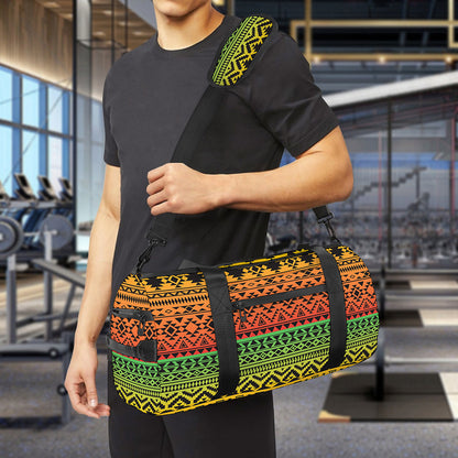 Rasta Tribal Pattern Print Gym Bag